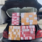 El vehicle carregat amb els 1.700 paquets de contraban.