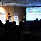 La Ministra de Cultura, Mònica Bonell, durant l'acte de presentació de les jornades de la pedra seca