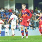 Balastegui, una de les novetats, amb la sub-21.