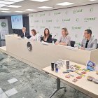 Els ponents durant la jornada.