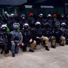 Els cossos policials participants en les jornades al País Basc.
