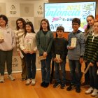 La consellera de Social, Eva Ramos, acompanyada de diversos infants, durant la presentació de la setmana de la infància