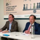 Aristot i Tomàs a la presentació.