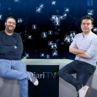 Els conductors del programa als estudis de Diari TV.