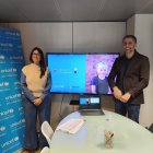Dàmaris Castellanos i Joan Micó han presentat les dades de l'Observatori de la Infància