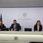 El ministre Torres, Kusar i Steinmayr, d'ONU Turisme