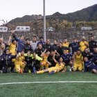 L’FC Andorra Genuine va entrenar amb el primer equip al Comunal.