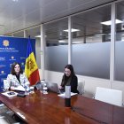 La ministra d'Afers Exteriors, Imma Tor, la II Reunió de ministres d’Afers Exteriors d’Iberoamèrica, celebrada en format virtual.