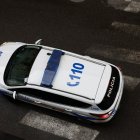 Un vehicle de la policia.