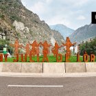 El cunjunt escultòric de Sergi Mas que s'ubicarà a la rotonda del Pont del Solà.