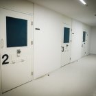 Algunes de les cel·les de la presó.