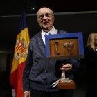 Gualbert Osorio durant l’entrega de premis.