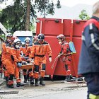 La Creu Roja en un simulacre.