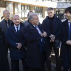 El president Joan Laporta, amb el cònsol major d’Andorra la Vella, Sergi González.