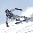 Joan Verdú durant una de les baixades.