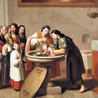 Bateig de Sant Francesc, Zacarias Gonzalez, 1787