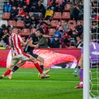 Lautaro, autor del gol de l’FC Andorra a Gijón.