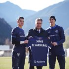 Áron i Antal Yaakobishvili amb l'ambaixador