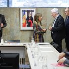 La ministra Marsol parla amb Gerard Cadena, president de la CEA.