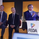 Alberto Manzano, Jordi Travé i Albert Moles, d’esquerra a dreta.