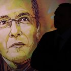 Inauguració de l’exposició, ahir.