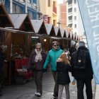 Visitants a la fira.