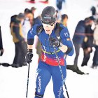 L’esquiador andorrà durant la prova.