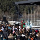 Una representació teatral durant la Fira de Nadal d'Ordino