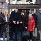 Un moment durant la inauguració de la Fira de Nadal d'Ordino