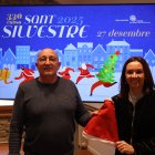 La cònsol menor de Sant Julià de Lòria, Sofia Cortesao, i el cap del servei d’Activitats Esportives, Ramon Ibarz, durant la presentació.