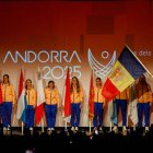 La cerimònia de cloenda dels Jocs dels Petits Estats es va celebrar al Prat del Roure.