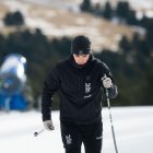 Un esquiador a Naturland.