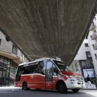 Un vehicle d’Andbus de la línia comunal.