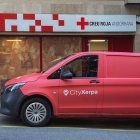 Una furgoneta de l'empresa City Xerpa