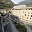 Una perspectiva allunyada de l'hospital d'Andorra
