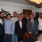 Pere Font Moles homenatjat pel comú d'Encamp el 2014 com el padrí més gran del poble