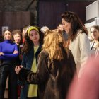 Un moment durant la cloenda de l’exposició.