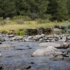 El riu d’Ós a Sant Julià de Lòria.