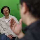 Mari Martínez durant l’entrevista al programa ‘Fora de joc’, de Diari TV.