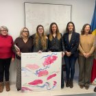 El quadre que ha entregat l'artista Effy.