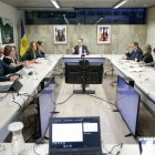 La reunió dels membres del Pacte d'Estat.