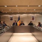 Els consellers d'Ordino durant la sessió de consell de comú.