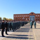 Els policies presents al curs amb la guàrdia civil.