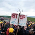 Una protesta dels ramaders francesos.