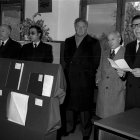 Julià Reig pronunciant el discurs inaugural el 1975.