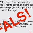 Un exemple de phishing.