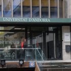 Entrada de la Universitat d’Andorra.