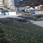 Terrenys de les tres noves torres.