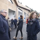 Albert Moles i Sílvia Calvó en una visita a l’ETR de la Gonarda.