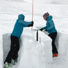 Treballs de seguiment del mantell de neu.